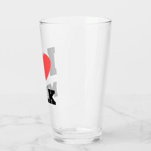 I LIEBE MILCH GLAS (Links)