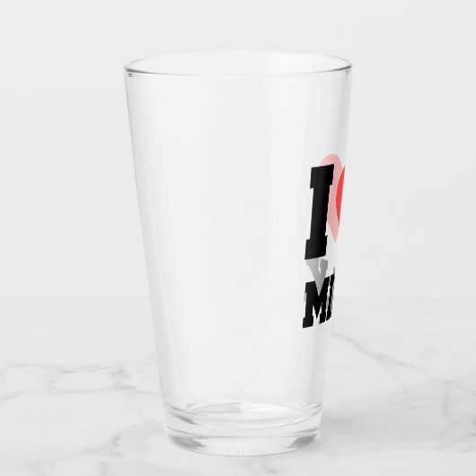 I LIEBE MILCH GLAS (Rechts)