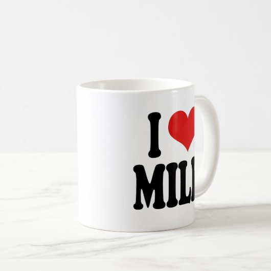 I Liebe-Milch Kaffeetasse (VorderseiteRechts)