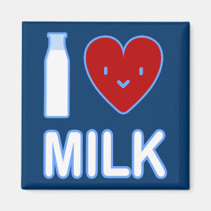 I Liebe-Milch-Magnet Magnet