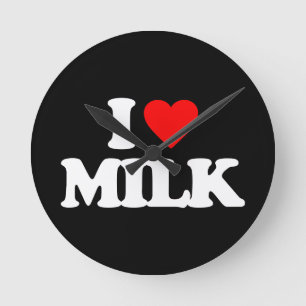 I LIEBE-MILCH RUNDE WANDUHR