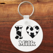 I Liebe Milch Schlüsselanhänger (Vorderseite)