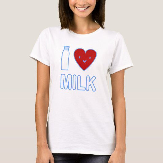 I Liebe-Milch-T - Shirt (Vorderseite)