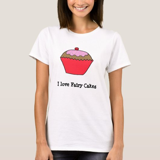 I Liebe Milchkuchen T-Shirt (Vorderseite)