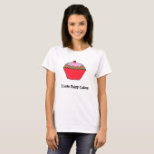 I Liebe Milchkuchen T-Shirt (Vorne ganz)