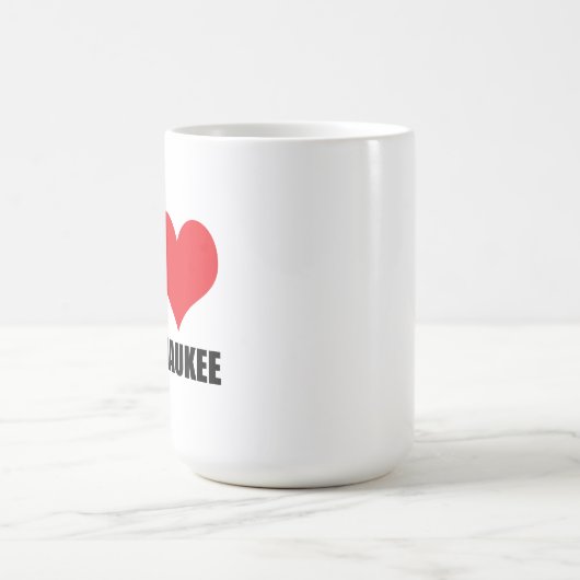 I Liebe Milwaukee Kaffeetasse (Mittel)