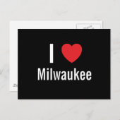 I Liebe Milwaukee Postkarte (Vorne/Hinten)
