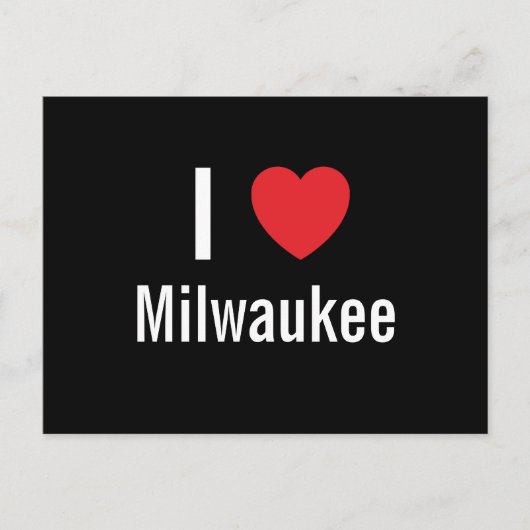 I Liebe Milwaukee Postkarte (Vorderseite)
