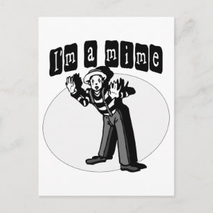 I Liebe Mimes Postkarte