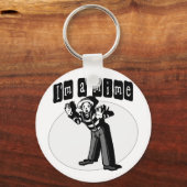 I Liebe Mimes Schlüsselanhänger (Vorderseite)