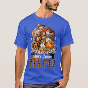 I Liebe Mimi Kariert Truck Bauer Pumpkin Gewürz T-Shirt