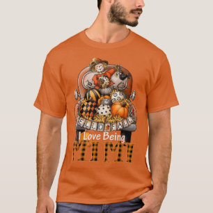 I Liebe Mimi Kariert Truck Bauer Pumpkin Gewürz T-Shirt
