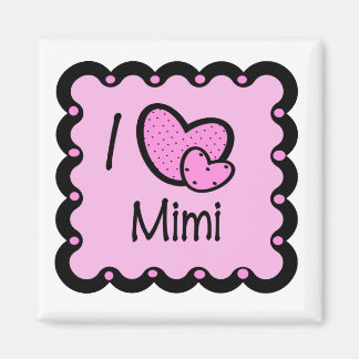I Liebe Mimi Niedlich T - Shirt Magnet