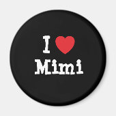 I Liebe Mimi T - Shirt Magnet (Vorne)