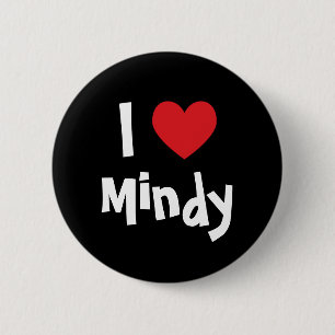 I Liebe Mindy Button