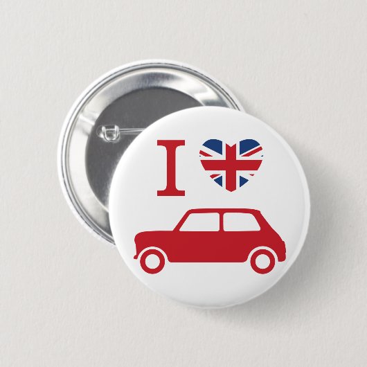 I Liebe Mini Coopers - Red Button (Vorne & Hinten)