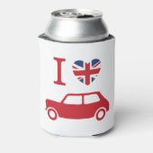I Liebe Mini Coopers - Red Dosenkühler (Kanne Rückseite)