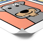 I Liebe Miniature Schnauzers Poster (Ecke)