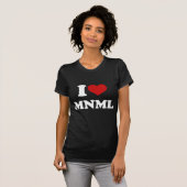 I Liebe Minimal T-Shirt (Vorne ganz)