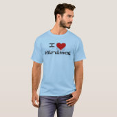 I Liebe minimal T-Shirt (Vorne ganz)