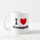 I Liebe Minneapolis Kaffeetasse (Links)