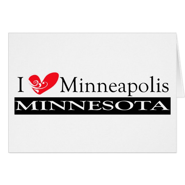 I Liebe Minneapolis Minnesota (Vorderseite (Horizontal))
