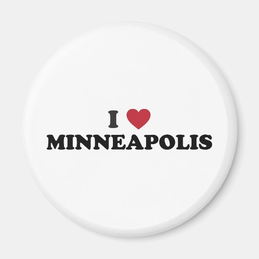 I Liebe Minneapolis Minnesota Magnet (Vorne)