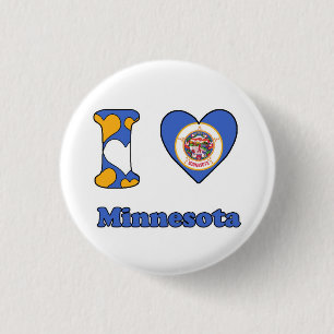I Liebe Minnesota Button
