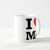 I Liebe-Minnesota-Entwurf Kaffeetasse (VorderseiteRechts)