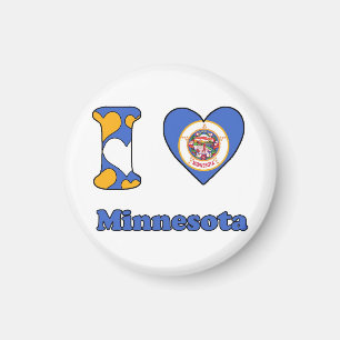 I Liebe Minnesota Magnet