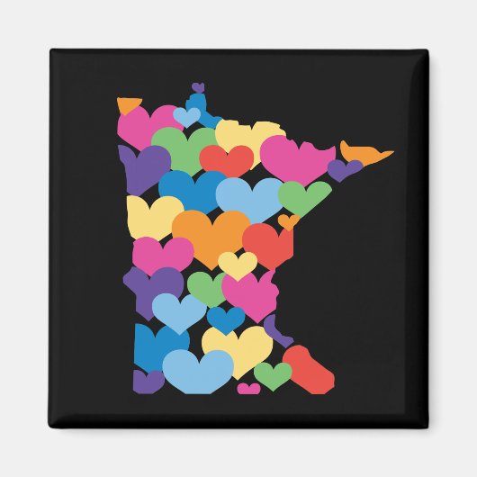 I Liebe Minnesota Magnet (Vorne)