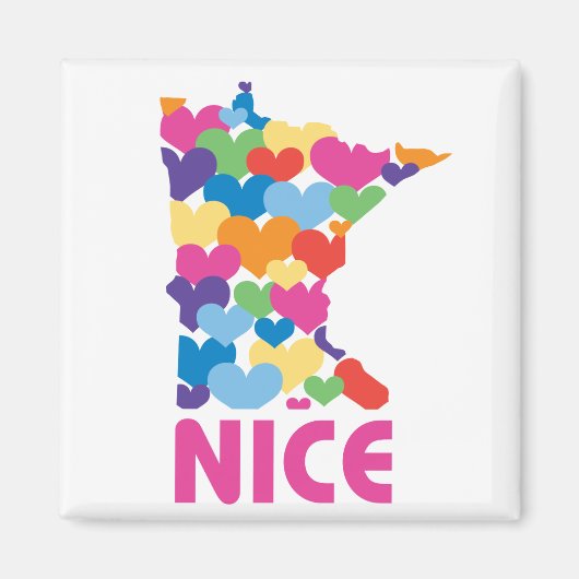 I Liebe Minnesota Magnet (Vorne)