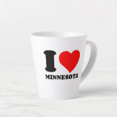 I LIEBE MINNESOTA MILCHTASSE (Rechte Ecke)