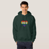 I Liebe Minnesota Rainbow Heart Hoodie (Vorne ganz)