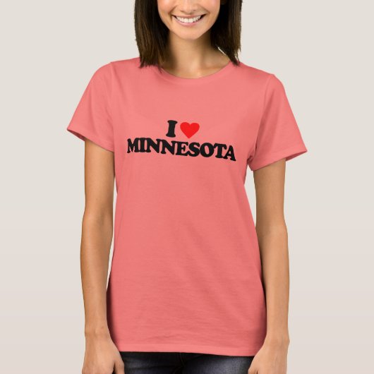 I LIEBE MINNESOTA T-Shirt (Vorderseite)