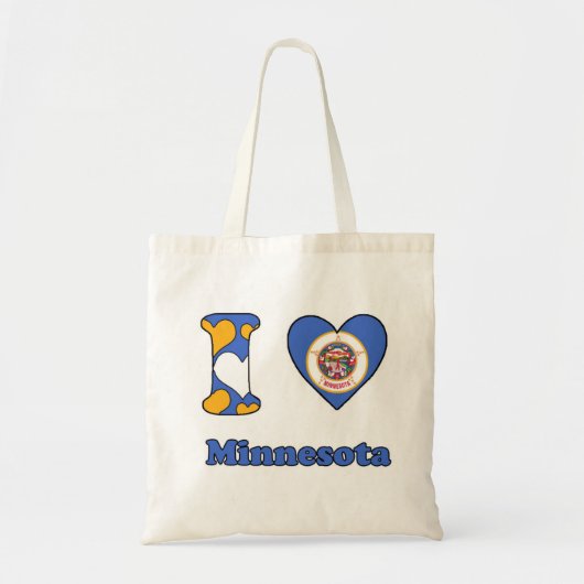 I Liebe Minnesota Tragetasche (Vorne)