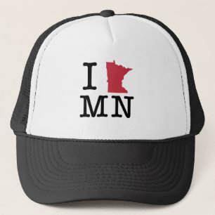 I Liebe Minnesota Truckerkappe