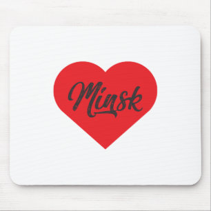 I Liebe Minsk - Belarus Mousepad