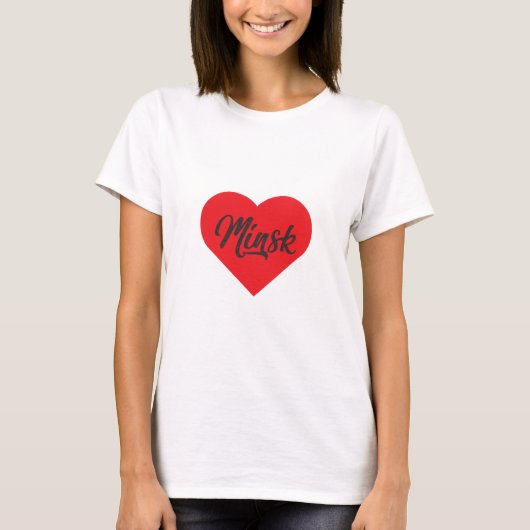 I Liebe Minsk - Belarus T-Shirt (Vorderseite)