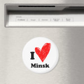 I Liebe Minsk Magnet (In Situ (Geschirrspüler))