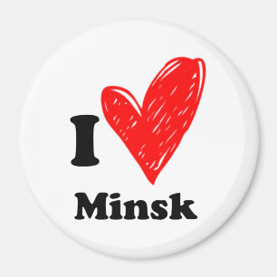 I Liebe Minsk Magnet