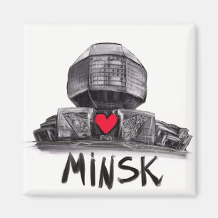 I Liebe Minsk Magnet