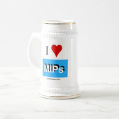 I Liebe MIPs 3 Bierstein Bierglas (Vorderseite Links)