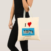 I Liebe-MIPs-Logo für die Sackdatenbank Tragetasche (Vorderseite (Produkt))
