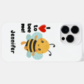 I Liebe, mir individuelle Name weiß zu sein Case-Mate iPhone Hülle (Rückseite (Horizontal))