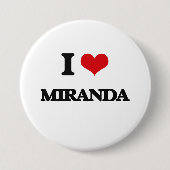 I Liebe Miranda Button (Vorderseite)