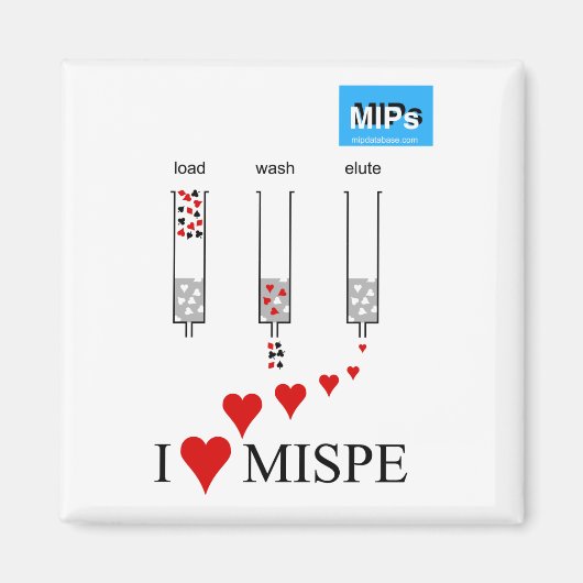 I Liebe MISPE Magnet (Vorne)