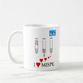 I Liebe MISPE Tasse (Links)