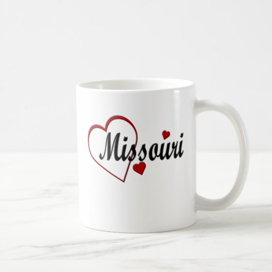 I Liebe Missouri Herz Tasse (Rechts)