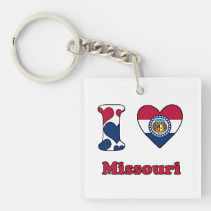 I Liebe Missouri Schlüsselanhänger